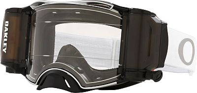Oakley Airbrake MX Tuff Blocks, Crossbrille - Weiß/Grau/Schwarz Klar von Oakley