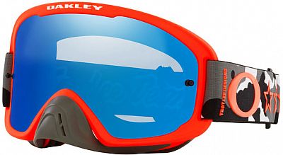 Oakley O-Frame 2.0 Pro MX, Crossbrille - Schwarz/Grau/Weiß Blau-Verspiegelt von Oakley