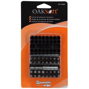 Set von 33 Schraubendreher-Bits Oakson 763.000 von Oakson