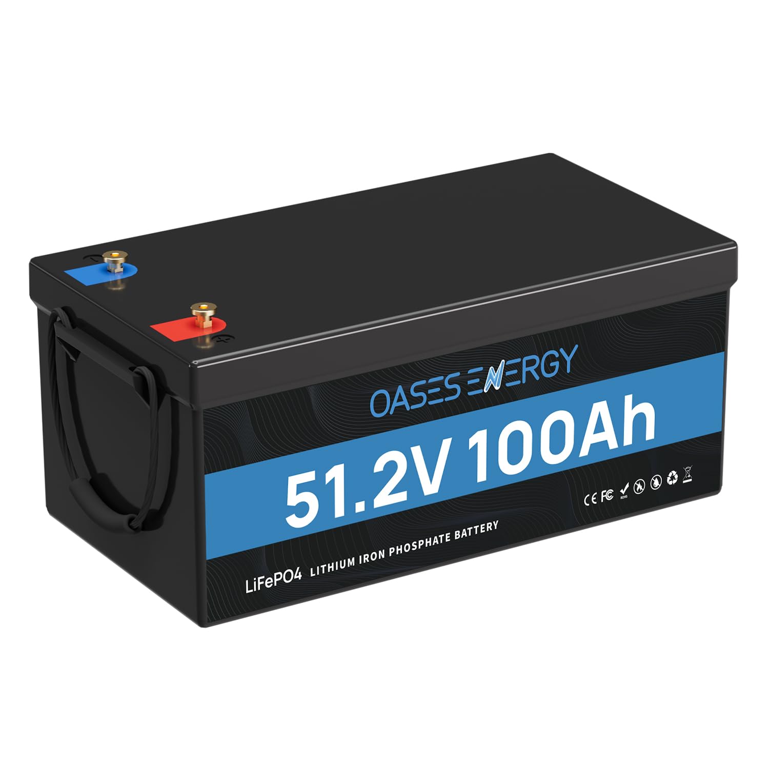 48V 100Ah LiFePO4 Batterie mit 100A BMS und Low Temperature Schutz, 4000-15000 Zyklen, 5120Wh 12V Lithiumbatterie für Wohnmobil, Camping, Boote, Solarpanel Kit, Solar Energie-Speicher 48V 100Ah LiFePO4 Batterie mit 100A BMS und Low Temperature Schutz, 4000-15000 Zyklen, 5120Wh 12V Lithiumbatterie für Wohnmobil, Camping, Boote, Solarpanel Kit, Solar Energie-Speicher von Oasesenergy