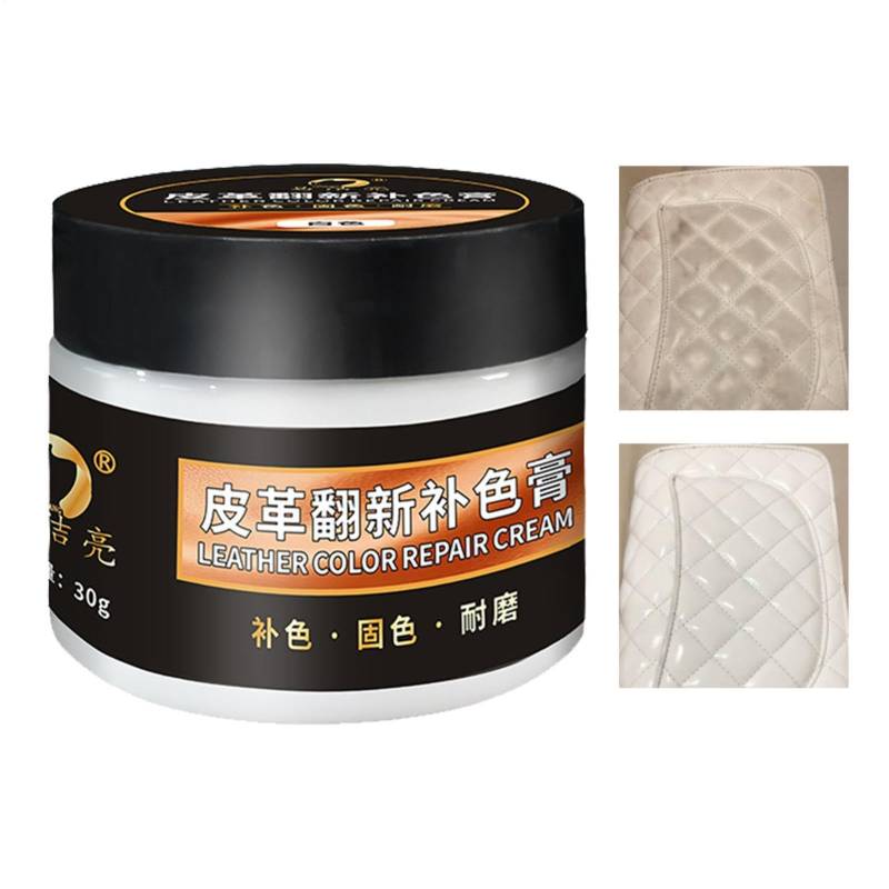 Ocastuted Leder Recoloring Balm | 29.8 g Auto Kratzer Reparatur | Kratzentferner Recolouring Balsam Reparaturgel für Möbel, Lederpflegemittel, schnell trocknende Formel von Ocastuted