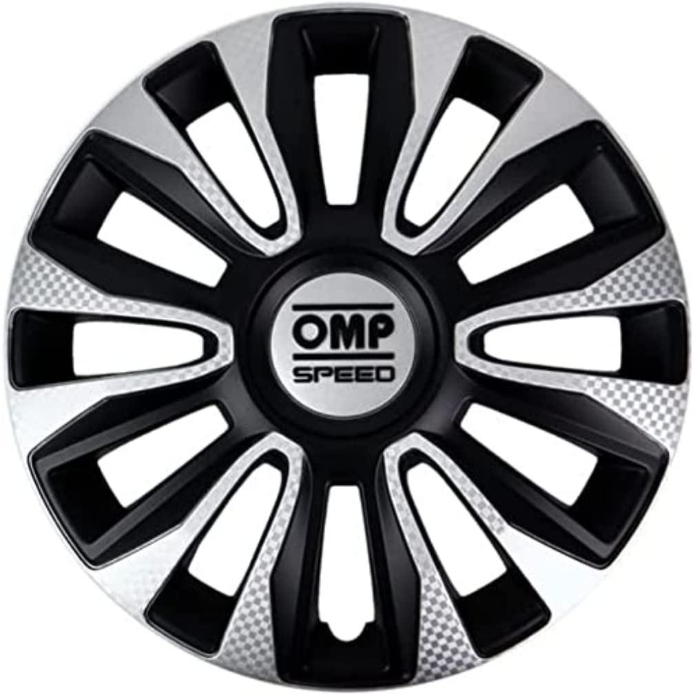 Omp Speed 4 Radkappen Magnum Schwarz/silber/karbon 14 Zoll von OMP