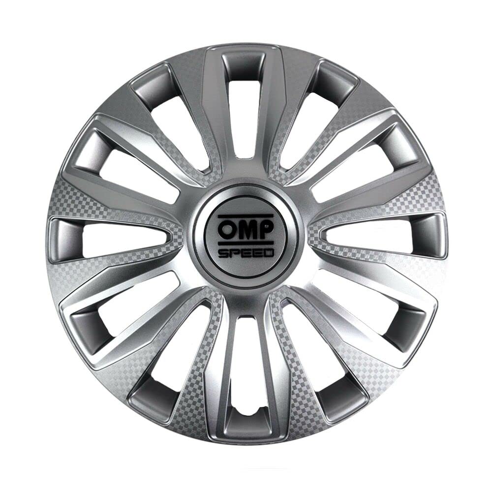 OMP SPEED 4 RADKAPPEN MAGNUM SILBER/KARBON 14 ZOLL, SILBER/KOHLE OMP SPEED 4 RADKAPPEN MAGNUM SILBER/KARBON 14 ZOLL, SILBER/KOHLE von OMP