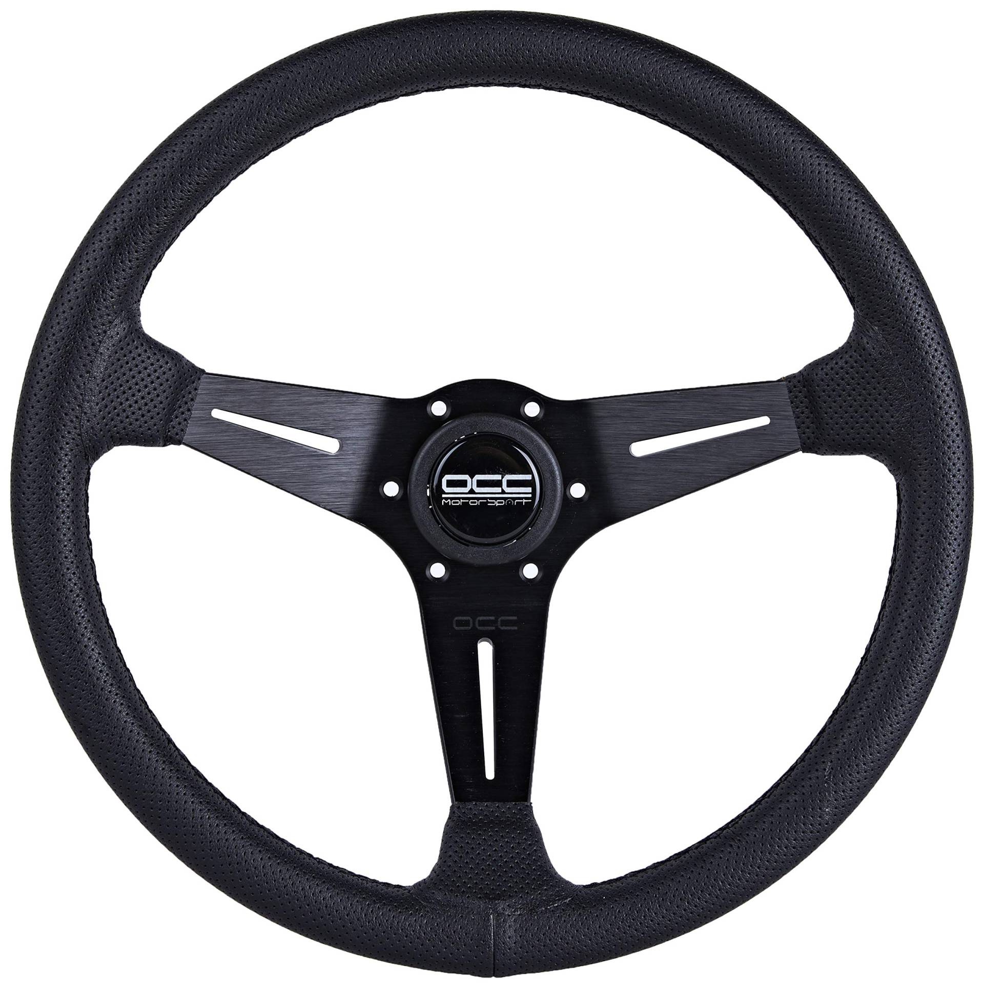 OCC MOTORSPORT OFFSET LENKRAD AUTO CLASSIC MODELL PERFORIERTES LEDER MIT SCHWARZEN ARMEN - 90 MM VOLLSCHÜSSELRAD - 350 MM (14 ZOLL) OCC MOTORSPORT OFFSET LENKRAD AUTO CLASSIC MODELL PERFORIERTES LEDER MIT SCHWARZEN ARMEN - 90 MM VOLLSCHÜSSELRAD - 350 MM (14 ZOLL) von OCC MOTOR SPORT