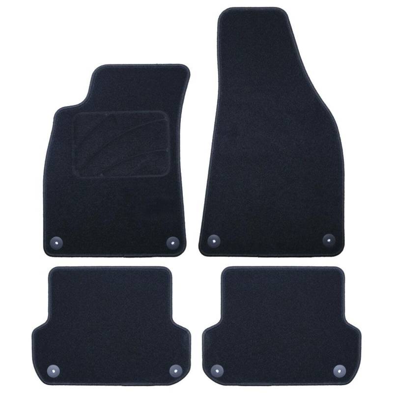 Occ Sport Passgenaue Fußmatten für Audi A4 B6 (2001-2004), 5 Stück von Occ Sport