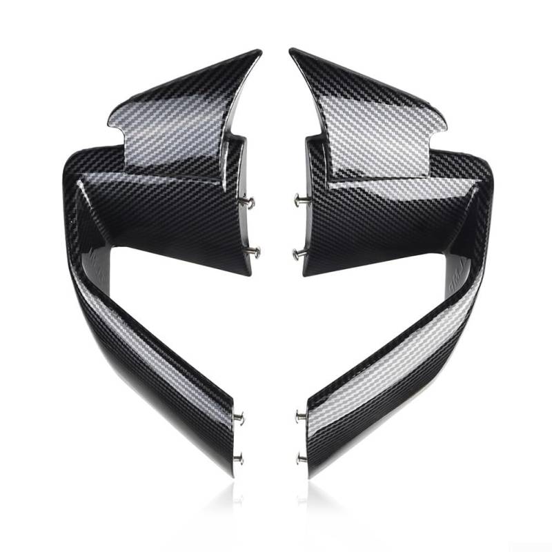 Kohlefaser-Frontspoiler, Fxed Windflügel, kompatibel mit für BMW S1000RR 2019–2022, für BMW M1000RR 2019–2022, einfache Installation von Oceanlend
