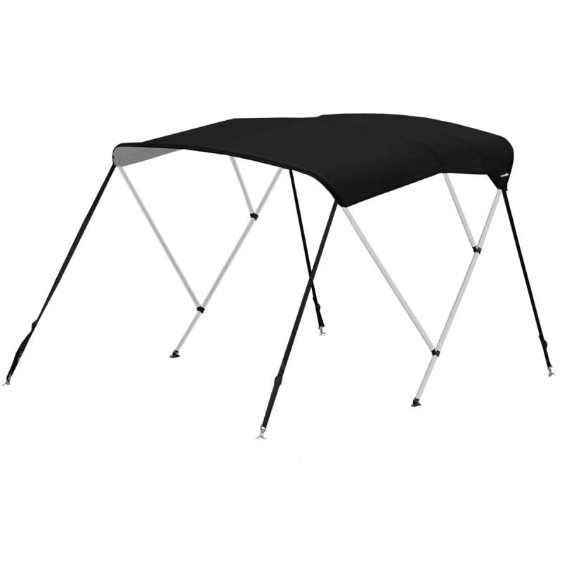 Oceansouth 3 Bow Bimini Top Bootsabdeckung mit integrierter Schutzhülle (Black, MOUNTING Width 1.5m – 1.7m) Boot Canopy Bowers Boote Bimini schlauchboot mehltau aufblasbar beiboot von Oceansouth