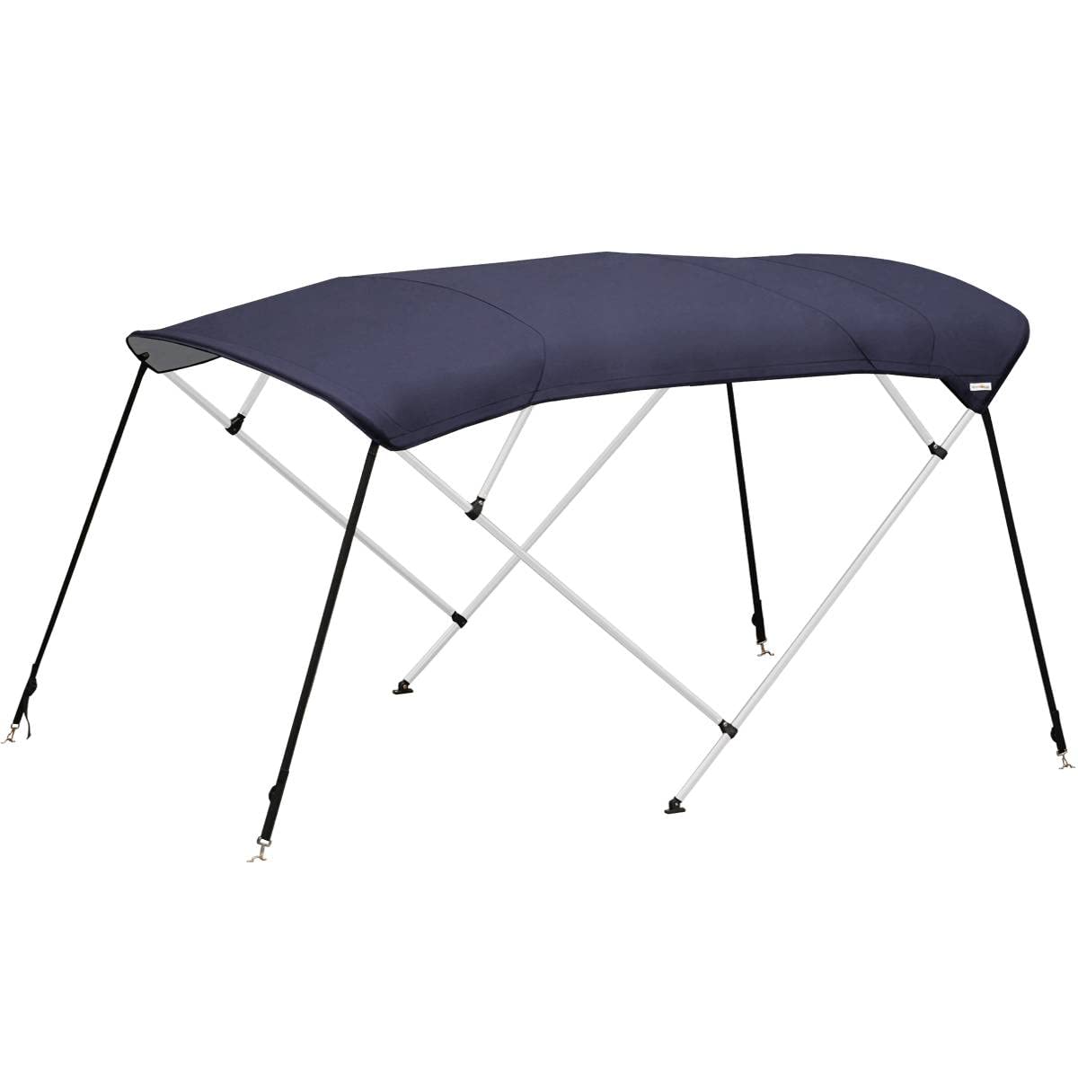 Oceansouth 4 Bow Bimini Top with Integrated Storage Boot (Blau, Breite1.5m - 1.7m) von Oceansouth