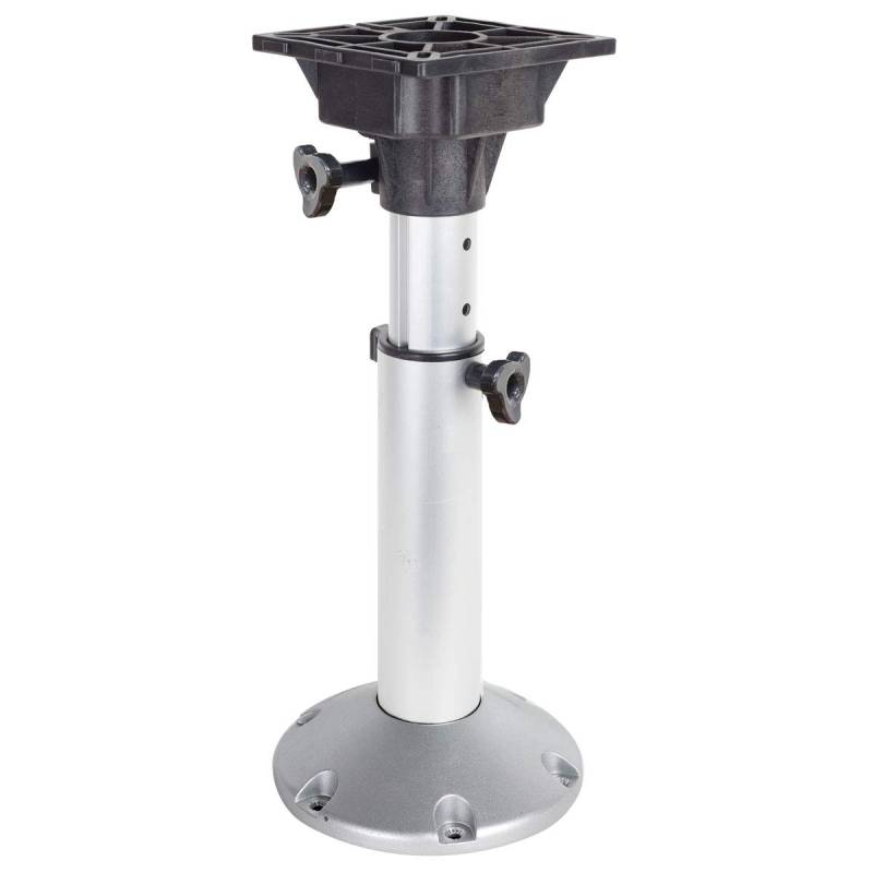 Oceansouth Adjustable Seat Pedestal (Höhe 450mm - 635mm) Bootszubehör Sitze Angelrutensitz Ponton-Kajak-Stuhl Sockelhalterung Schwenkbarer Aluminiumpfosten Kissen Sicherheitsausrüstung Schieber von Oceansouth