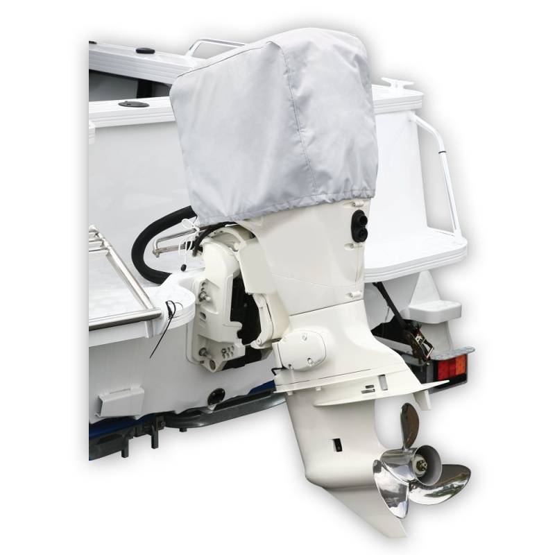 Oceansouth Outboard Cover (175PS -250PS, Grau) außenbordmotor Deni Abdeckung bootszubehör außenborder ps Boot Motor e persenning Boat Accessories aussenborder aussenbordmotor bootzubehör von Oceansouth