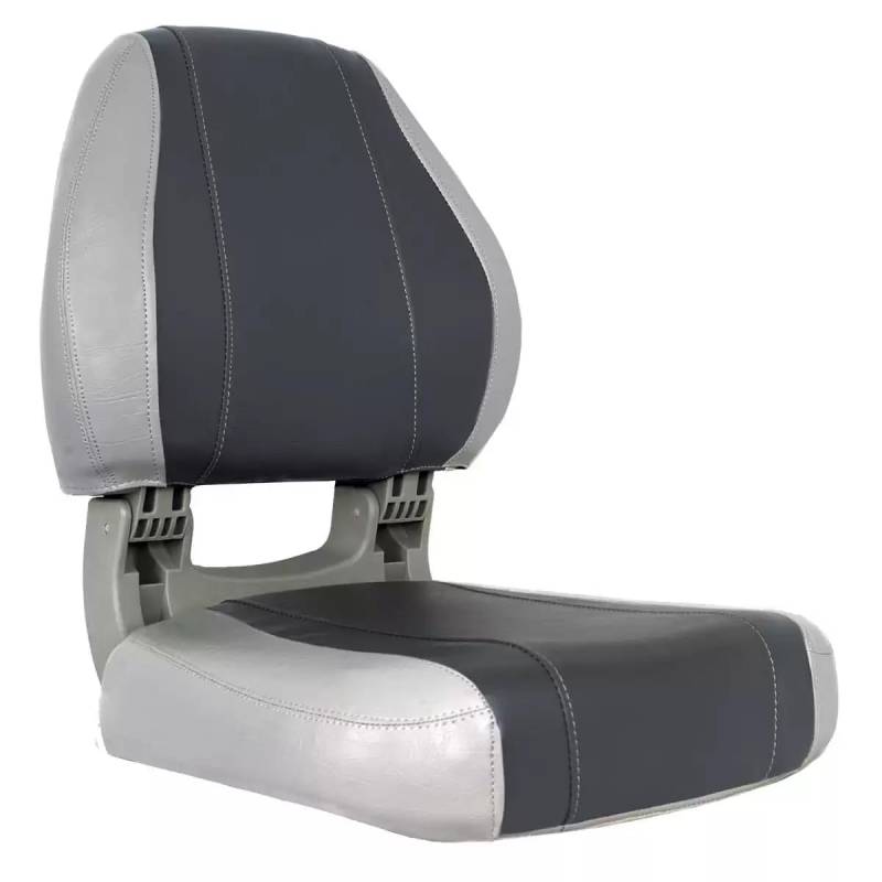 Oceansouth Sirocco Folding Boat Seat (Grey/Charcoal) Oceansouth Sirocco Klappbarer Bootssitz (Grau/Anthrazit) boot bench angeln sofa er boots zubehör gaming chaiselongue bootszubehör bootssitz angel von Oceansouth