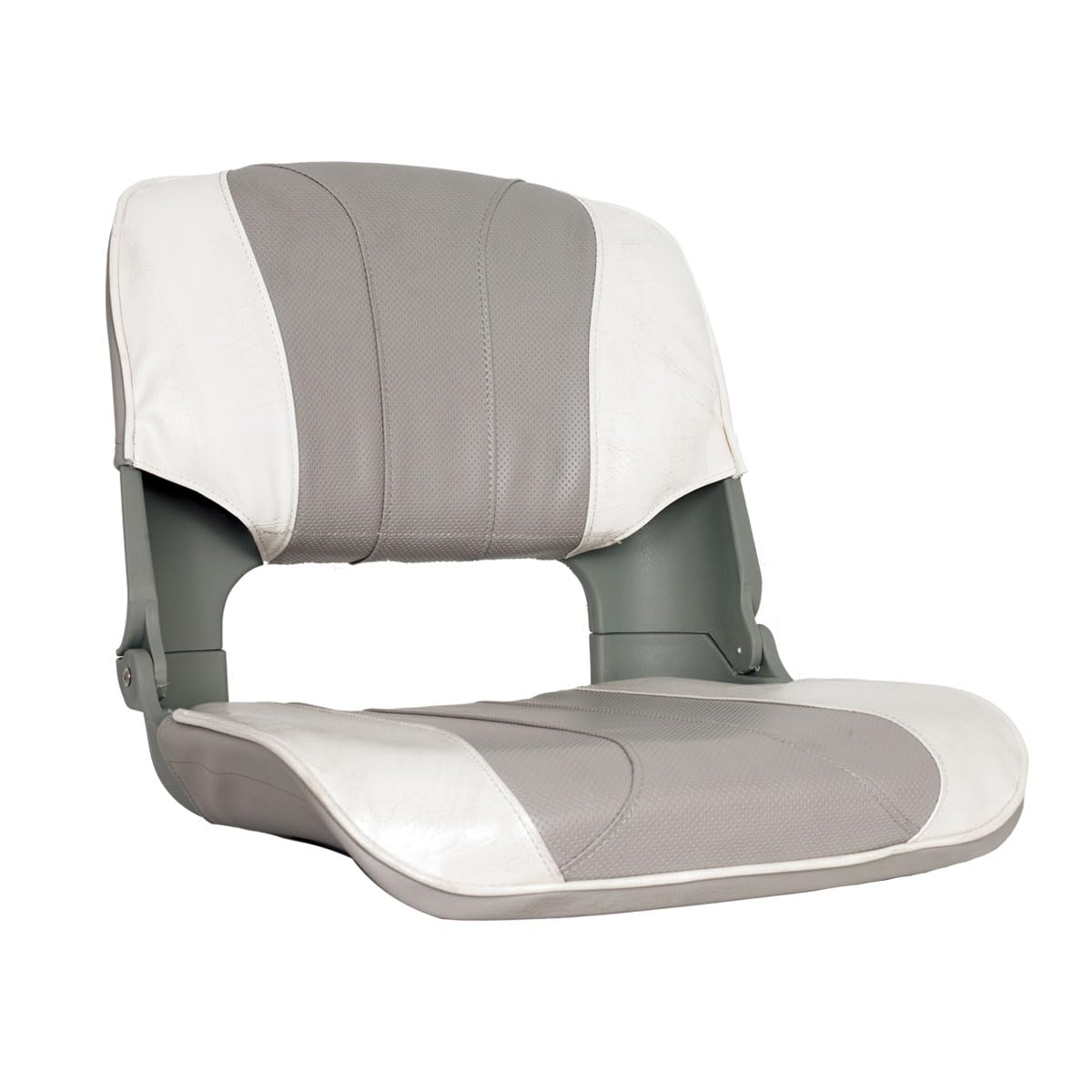 Oceansouth Skipper Folding Seat for Boats (White/Gray) Oceansouth Skipper Klappsitz für Boote (Weiß/Grau) rückenlehne kleine couch boot möbelfüße rückenpolster chaiselongue costway bootssitz rain von Oceansouth