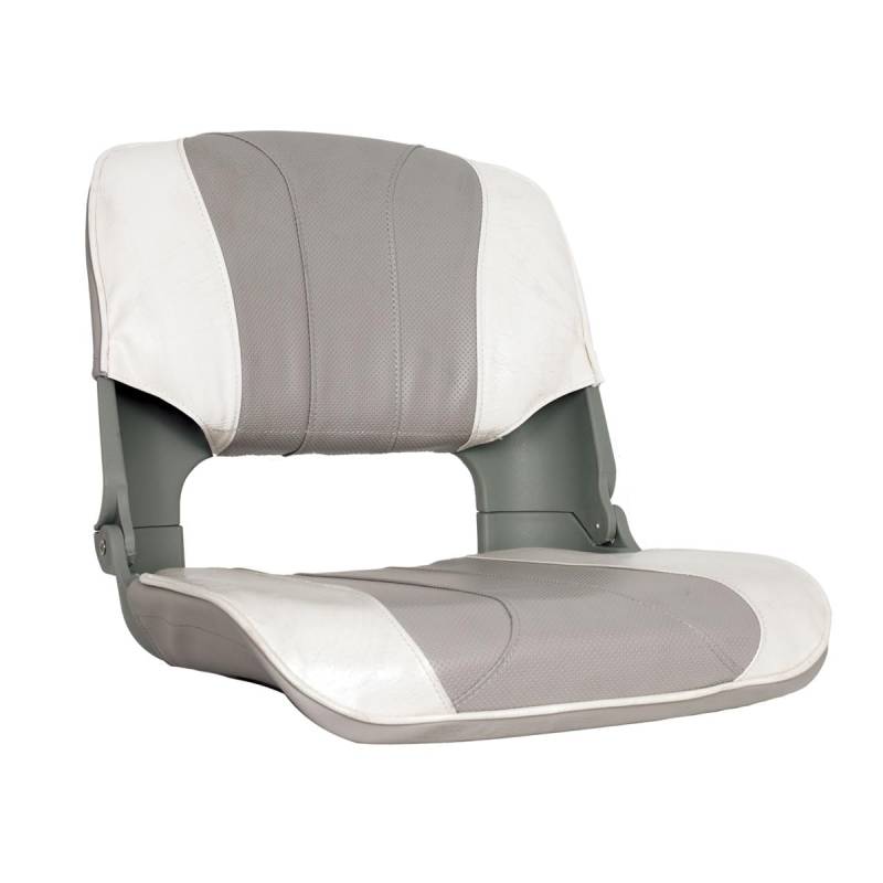 Oceansouth Skipper Folding Seat for Boats (White/Gray) Oceansouth Skipper Klappsitz für Boote (Weiß/Grau) rückenlehne kleine couch boot möbelfüße rückenpolster chaiselongue costway bootssitz rain von Oceansouth