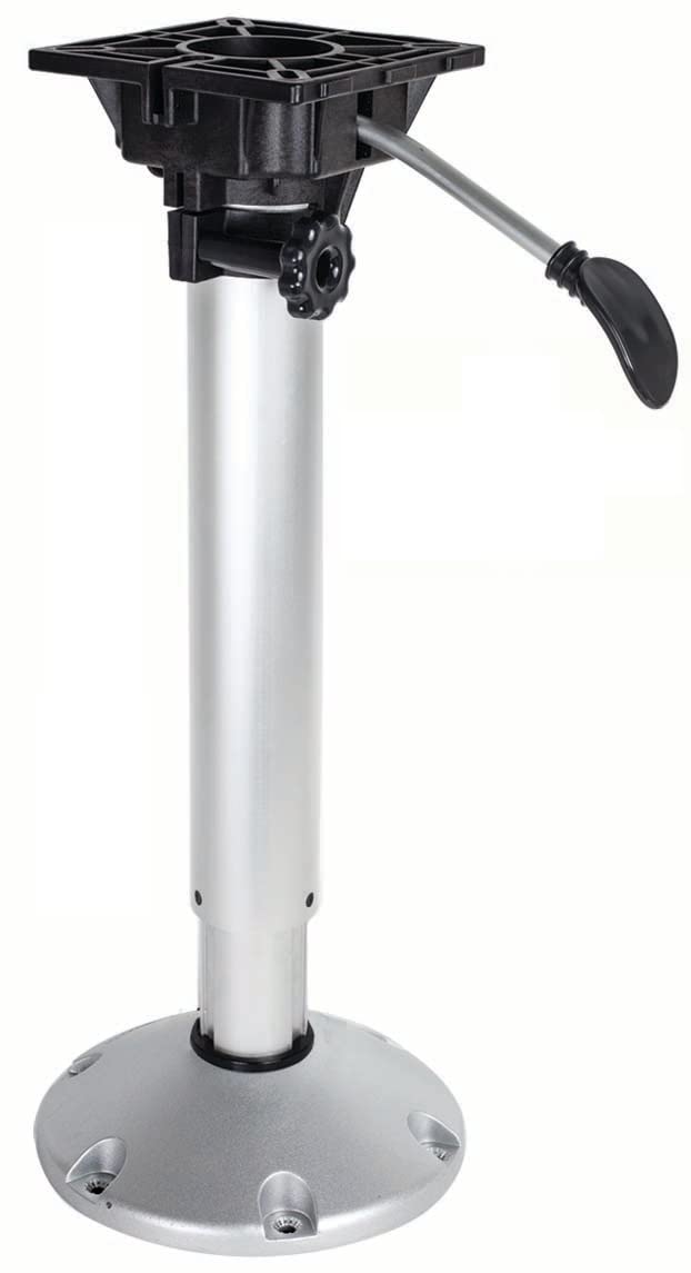 Oceansouth Waverider Gas Adjustable Seat Pedestal (580-710) Bootssitz-Sockelhalterung, Pfostenbasis, drehbar, für Boote, Jon-Sitze, Bass-Angelstuhl von Oceansouth