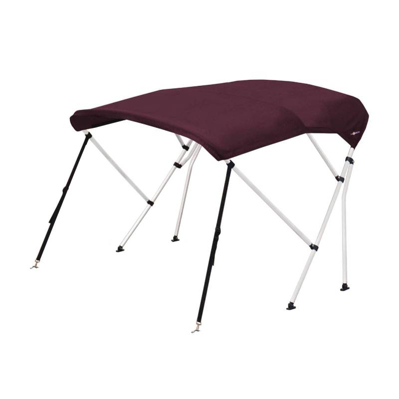 Oceansouth Whitewater Bimini Top Bootsabdeckung und integrierte Schutzhülle (Breite 1.7M-1.9M, Weinrot) friseurschere Boot Canopy Bowers Camping effilierschere klappspaten Boote Spaten Bimini von Oceansouth