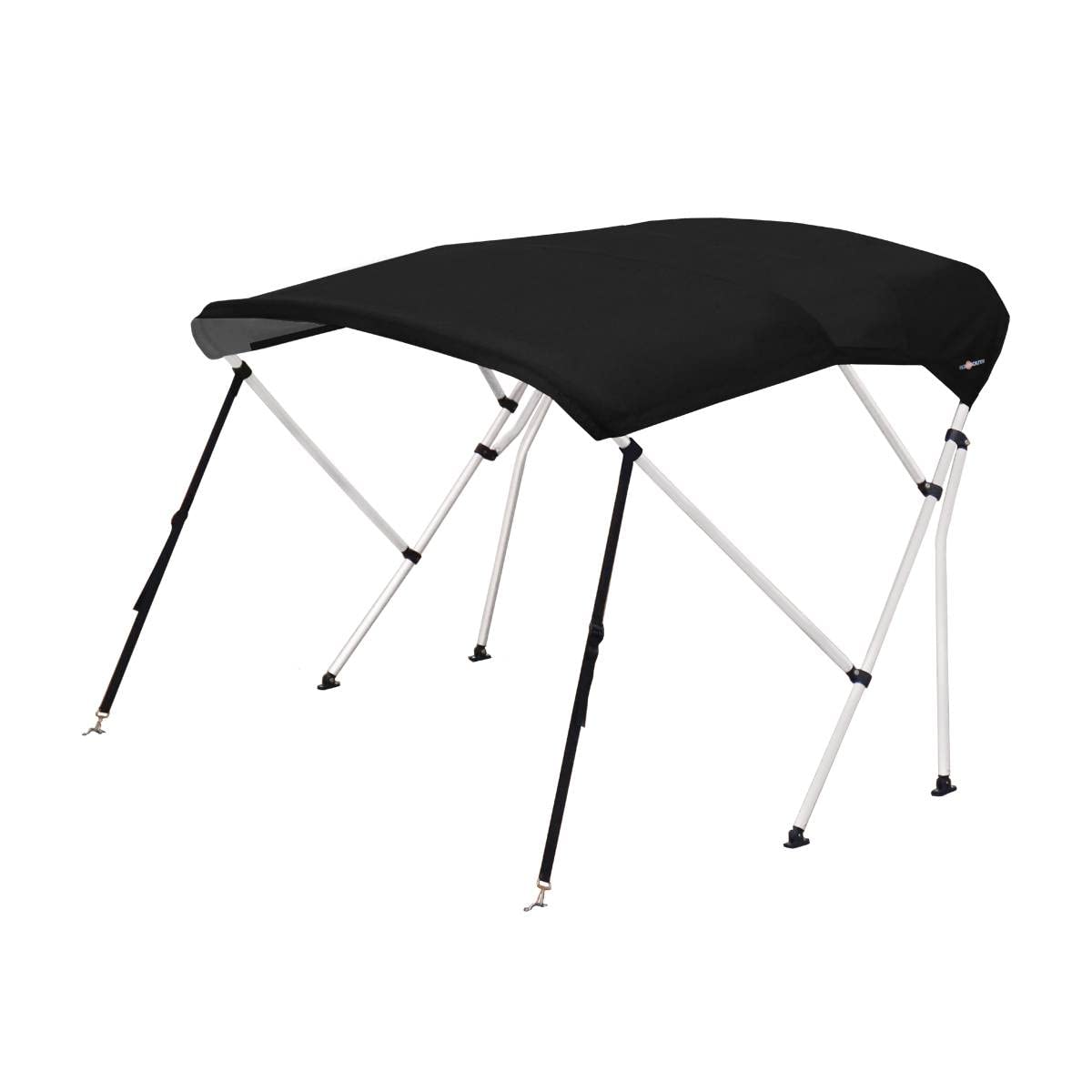 Oceansouth Whitewater Bimini Top Bootsabdeckung und integrierte Schutzhülle (Breite 1.9M-2.1M, Schwarz) friseurschere Boot Canopy Bowers Camping effilierschere klappspaten Boote Spaten Bimini von Oceansouth