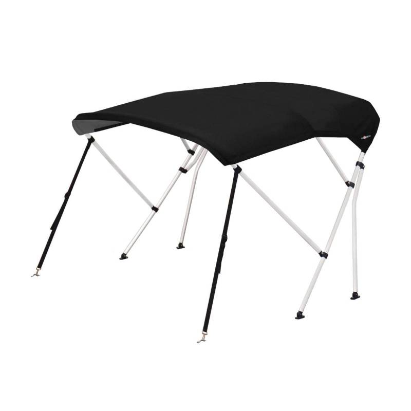Oceansouth Whitewater Bimini Top Bootsabdeckung und integrierte Schutzhülle (Breite 1.9M-2.1M, Schwarz) friseurschere Boot Canopy Bowers Camping effilierschere klappspaten Boote Spaten Bimini von Oceansouth