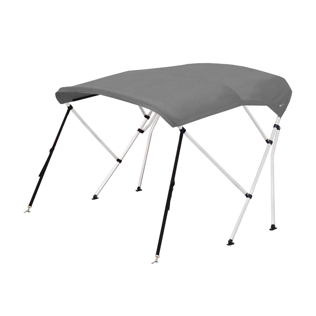 Oceansouth Whitewater Bimini Top Bootsabdeckung und integrierte Schutzhülle (Breite 2.1M-2.3M, Grau) friseurschere Boot Canopy Bowers Camping effilierschere klappspaten Boote Spaten Bimini von Oceansouth