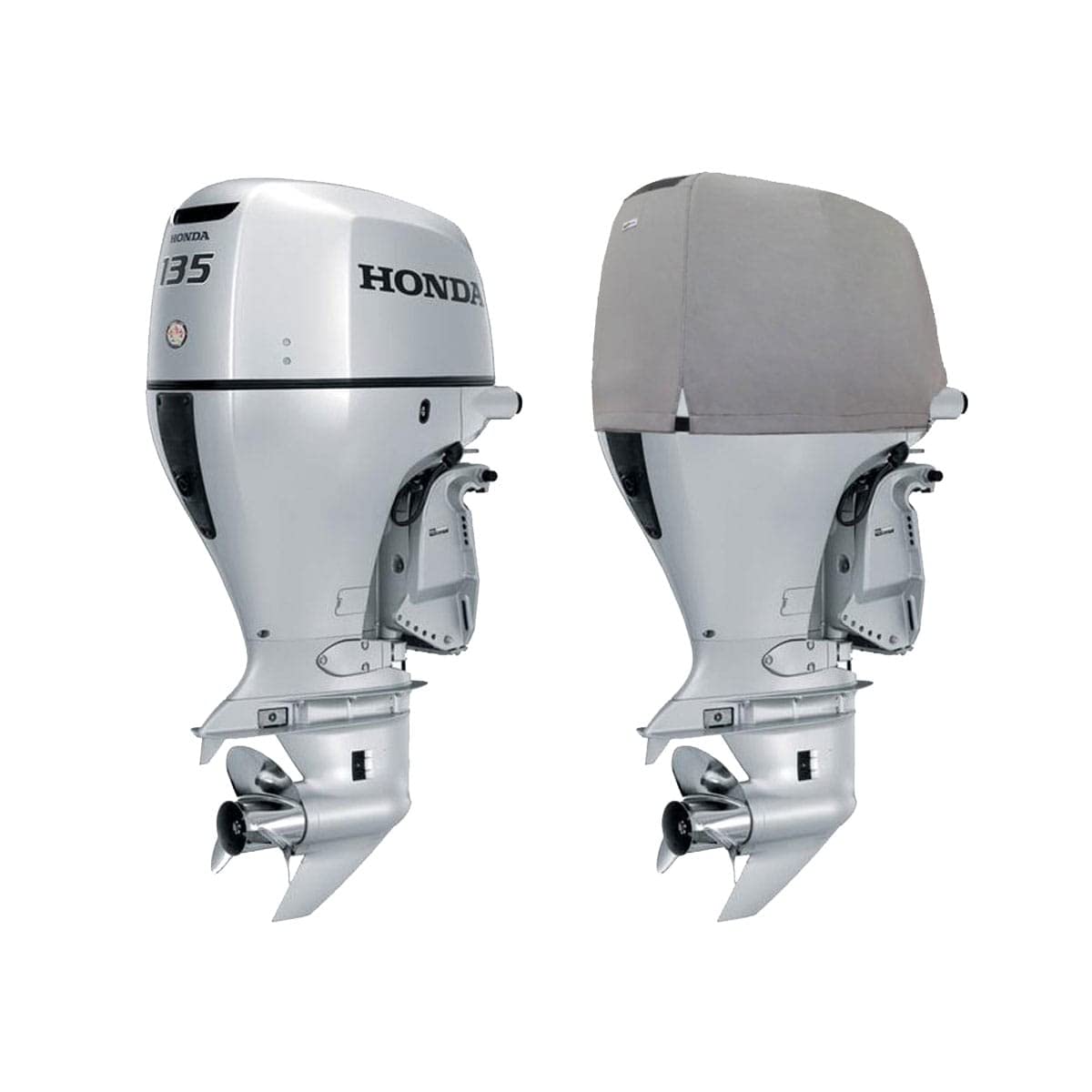 Oceansouth wasserdichte und belüftete Abdeckung für Honda Außenborder von BF2.3 bis BF250 (Honda 4CYL 2.3L BF115 BF135 BF150 Vented Cover (2010>)) von Oceansouth