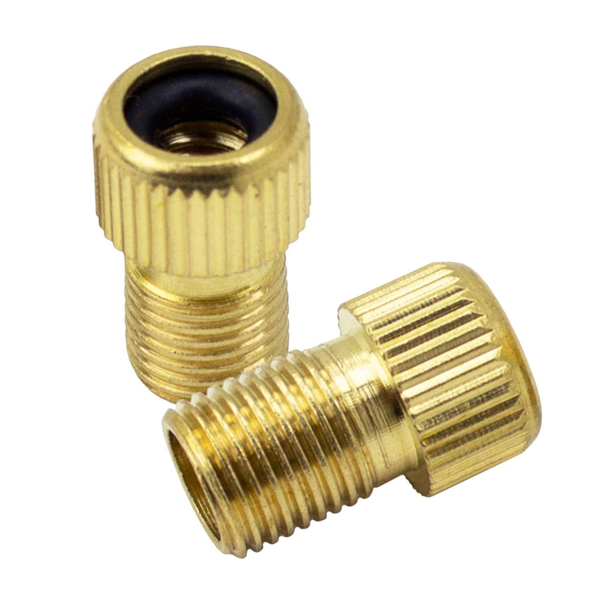 OcioDual 2Pcs Messing Presta zu Schrader Bike Valve Adapter Golden Fahrradventil Konverter Ventiladapter Fahrrad Autoventil OcioDual 2Pcs Messing Presta zu Schrader Bike Valve Adapter Golden Fahrradventil Konverter Ventiladapter Fahrrad Autoventil von OcioDual