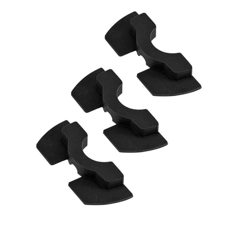 OcioDual Set mit 3 Anti-Vibrations-Stoßdämpfern, Schwarz, Kompatibel mit Xiaomi M365 Elektroroller, Anti-Vibration-Stoß Dämpfer aus Gummi, klappbarer Gelenkschutz von OcioDual