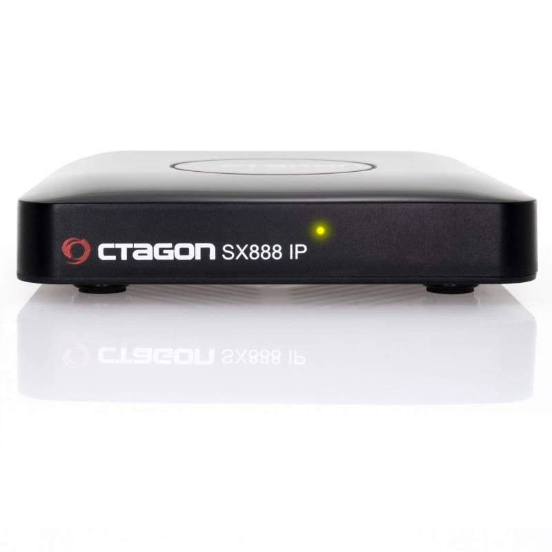 Octagon SX888 H265 Mini IPTV Box Receiver Multimedia Player Internet TV IP [USB, HDMI, LAN] Full HD Schwarz von Octagon