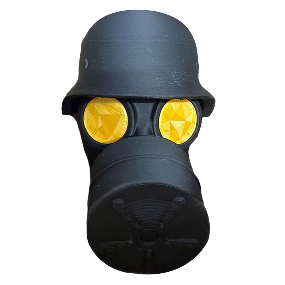 Ocuuer Gas Maske -Abdeckkappe for Anhängerkupplungsanhängerkupplung (Yellow Short Style) von Ocuuer
