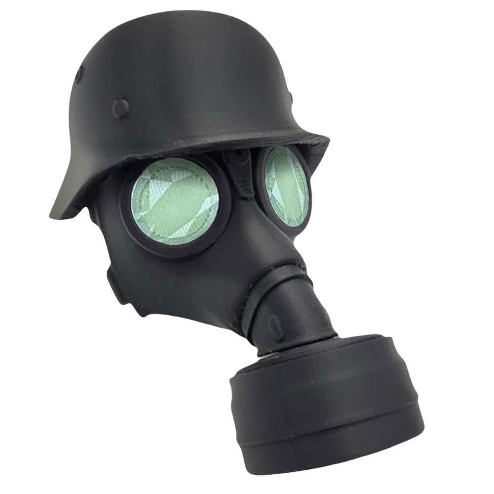 Ocuuer Lustige Gasmaske -Helmbedeckungskappe for Anhängerkupplung (dunkelgrüner Langer Stil) von Ocuuer