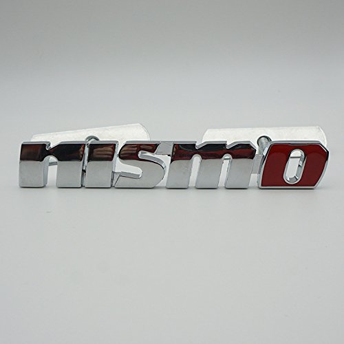 Für Nissan nismo - Metall - umbau - aufkleber in das Metall - marke Nissan tiida Nismo0507 Grill Emblem (Silber) von Ofustar