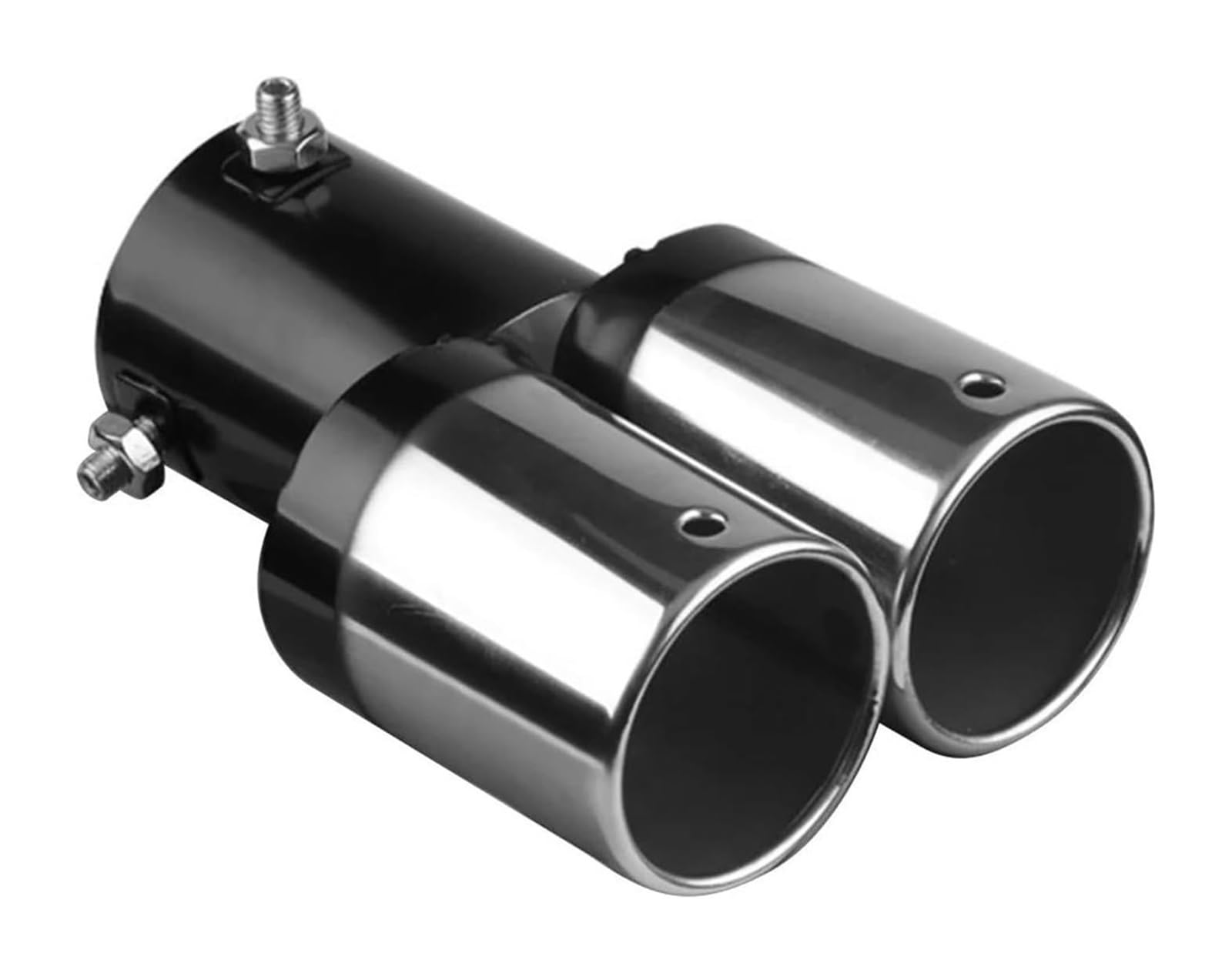 Auto Auspuff Endrohr 63mm Dual Outlet 2 Oder 1 Stück Auto Auspuffspitze Edelstahl Schalldämpfer Schalldämpfer Schräg Gerollt Rohrabdeckungen Zierleisten Auto Auspuff Endrohr 63mm Dual Outlet 2 Oder 1 Stück Auto Auspuffspitze Edelstahl Schalldämpfer Schalldämpfer Schräg Gerollt Rohrabdeckungen Zierleisten von Ohocean