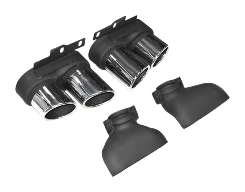 Auto Auspuff Endrohr Für A6 A7 C8 Upgrade S6 S7 2019 2020 2021 2022 2023 2024 Auspuffspitze Edelstahl Auto Endrohr Düsenabdeckungen Borte von Ohocean