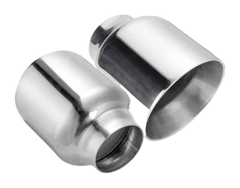 Auto Auspuff Endrohr Für B&MW Universal Edelstahl Auspuff Schalldämpfer Rohr Schwanz Rohr Tipps Abdeckungen Borte 63mm-101mm Dual Wand von Ohocean