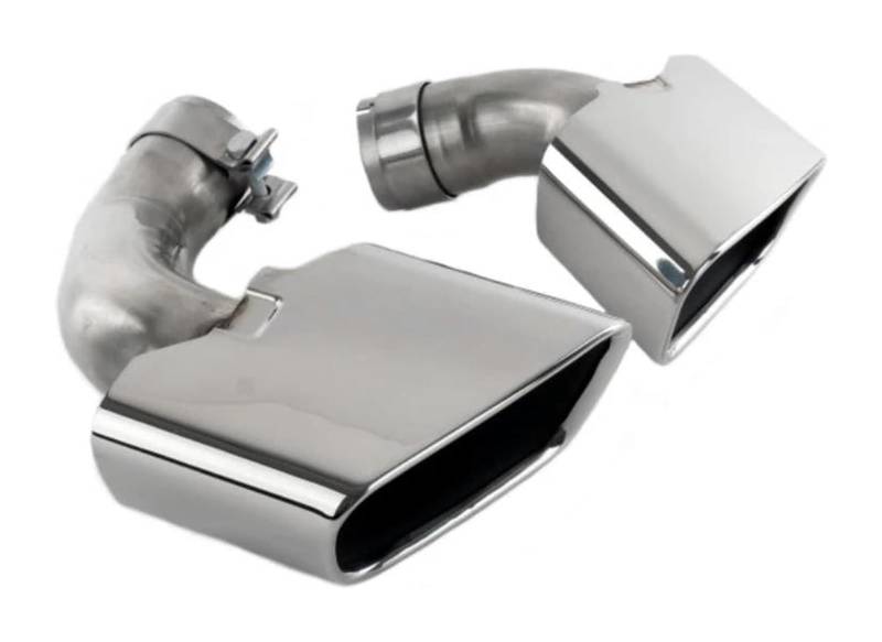 Auto Auspuff Endrohr Für B&MW X5 F15 X6 F16 MT Edelstahl Spitze Auspuff Kopf Düse Quadrat Rohr Schwanz Abdeckungen Borte von Ohocean