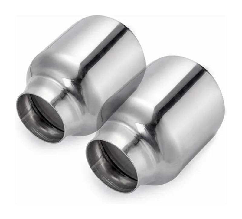 Auto Auspuff Endrohr Für B&enz 1 Oder 2 Stück 63 Mm 101 Mm Universal Auto Schalldämpfer Doppelwand Auspuffrohr Spitzenabdeckungen Aus Edelstahl von Ohocean