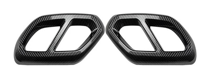 Auto Auspuff Endrohr Für Mercedes Für B&enz GLC Klasse X254 2022 2023 2024+ 2 Stück Auto Auspuff Endrohr Schalldämpfer Spitze Abdeckung Borte von Ohocean