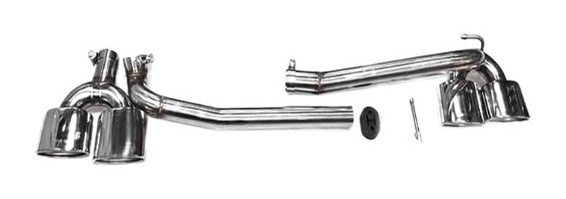 Auto Auspuff Endrohr Für Mercedes Für B&enz W204 C180 C200 C260 C63 Edelstahl Auspuffendrohr Vier Outlet Schalldämpfer Spitze Abdeckungen Borte von Ohocean