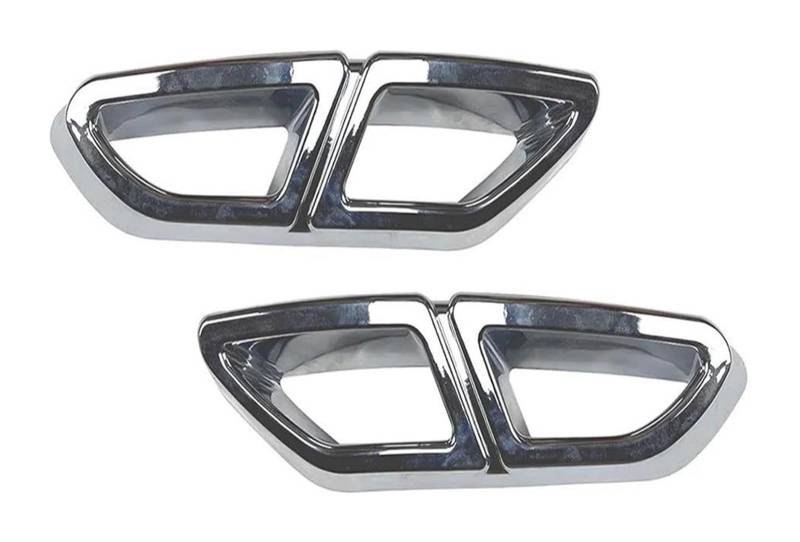 Auto Auspuff Endrohr Für VW Für p&assat Limousine B8 2016 2017 2018 2019 2 Stück Auto Heckauspuff Schalldämpfer Endrohr Spitze Abdeckung Verkleidung von Ohocean