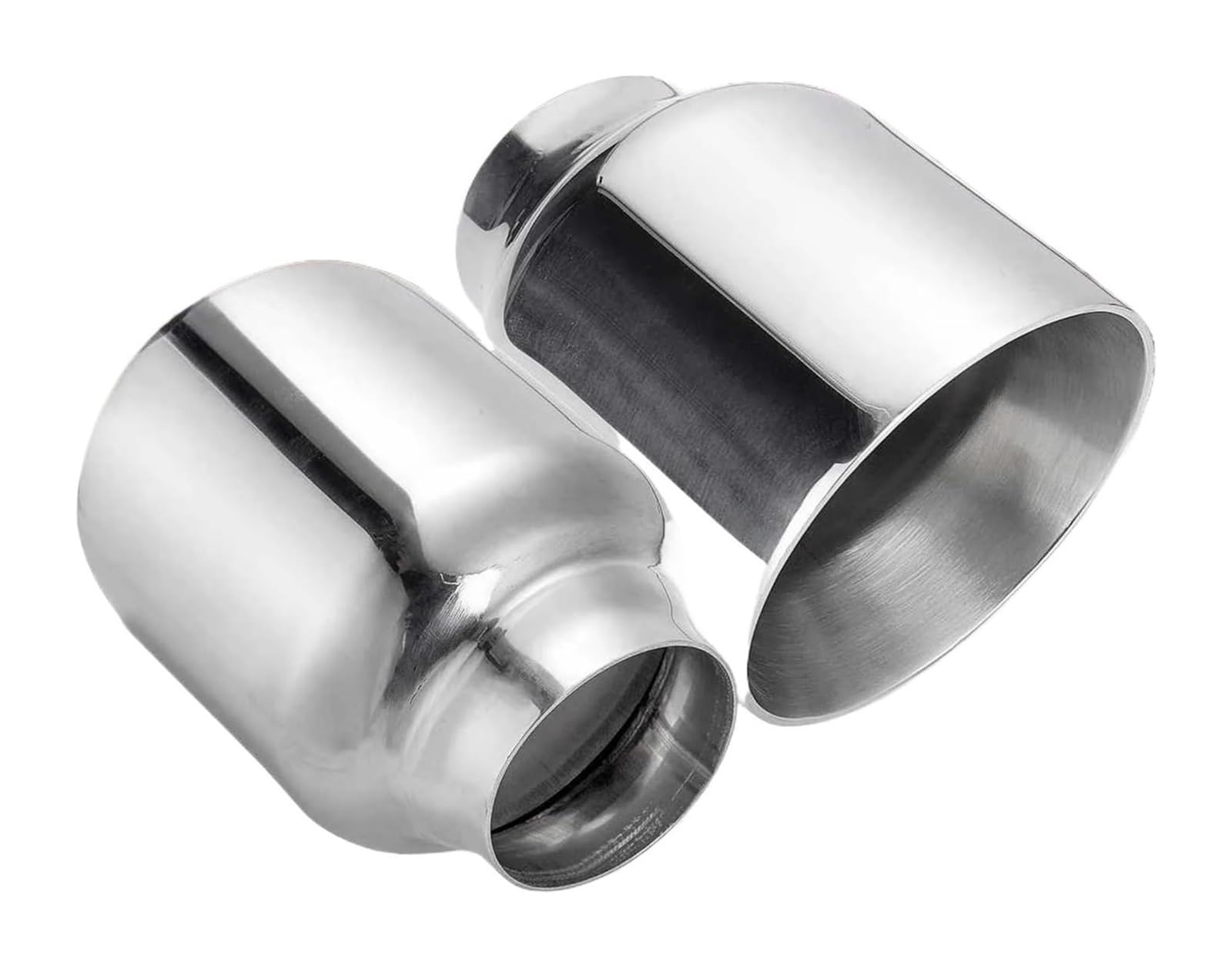 Auto Auspuff Endrohr Für VW Universal 63mm-101mm Doppelwandiger Schalldämpfer Edelstahl Auspuff Endrohr Rohrspitze Abdeckungen Borte 2 Stück Auto Auspuff Endrohr Für VW Universal 63mm-101mm Doppelwandiger Schalldämpfer Edelstahl Auspuff Endrohr Rohrspitze Abdeckungen Borte 2 Stück von Ohocean