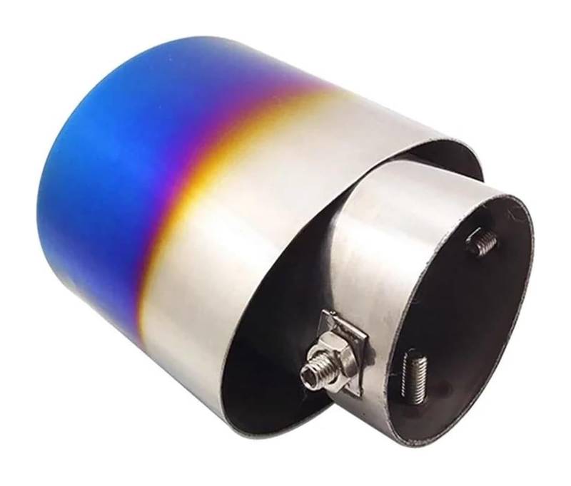 Auto Auspuff Endrohr Für Vezel Auto Runde 1 Stück Auspuff Schalldämpfer Spitze Rohr Trim Auto Heck Schwanz Kehle Liner Edelstahl Abdeckungen von Ohocean
