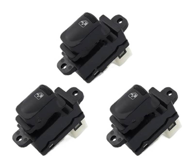 Auto Fensterheber Schalte Für Hyundai Für Accent 2007-2010 Vorne Links Fensterheber Switch Control Heber Taste 93580-1E000 93570-1E110(3 Single Switchs) von Ohocean