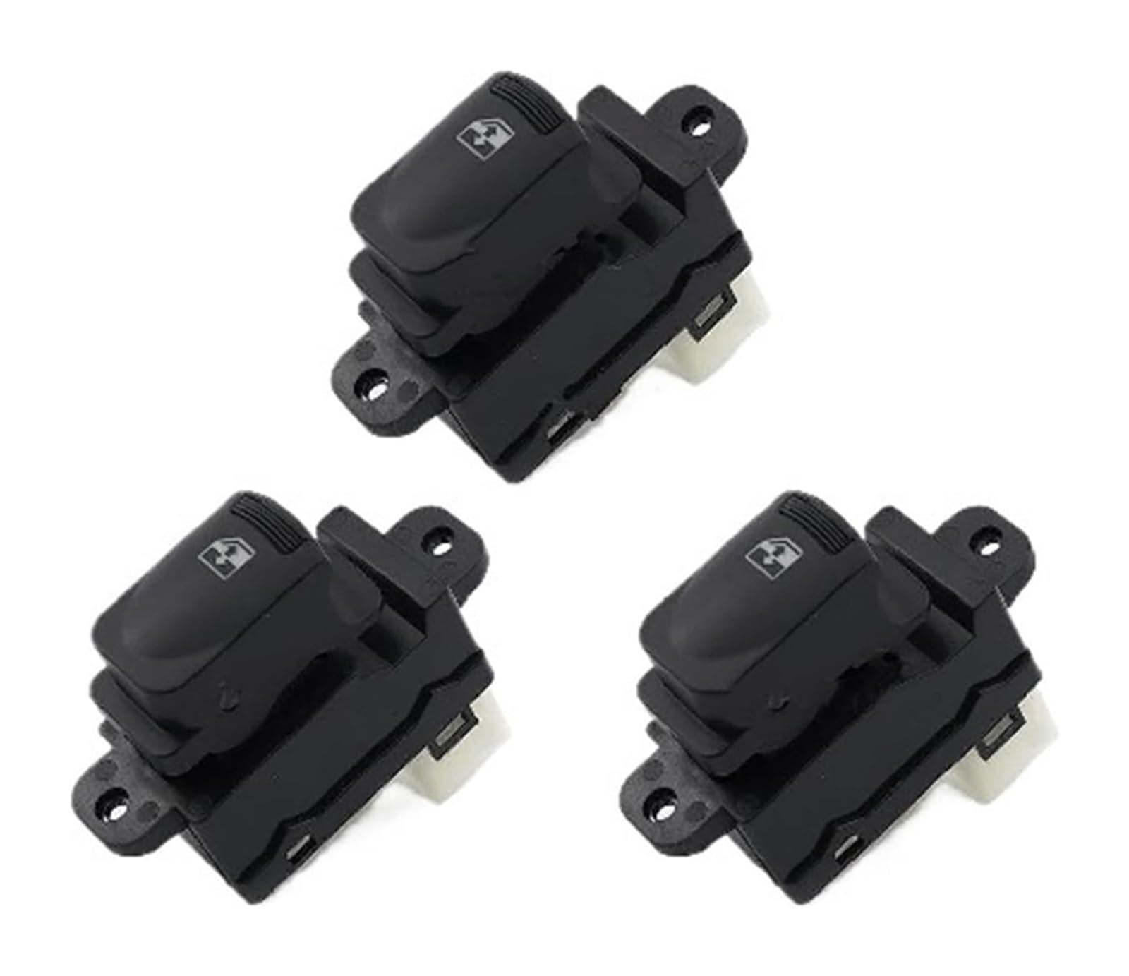 Auto Fensterheber Schalte Für Hyundai Für Accent 2007-2010 Vorne Links Power Fenster Switch Control Lock Heber Glas Taste 93580-1E000 93570-1E110(3 Single Switchs) von Ohocean