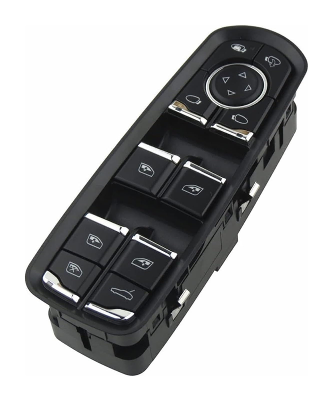 Auto Fensterheber Schalte Für P&orsche Für Panamera Für Cayenne Für Macan 2010-2018 Front Driver Master Fenster Control Switch Elektrische Taste(With Glass Lock) von Ohocean