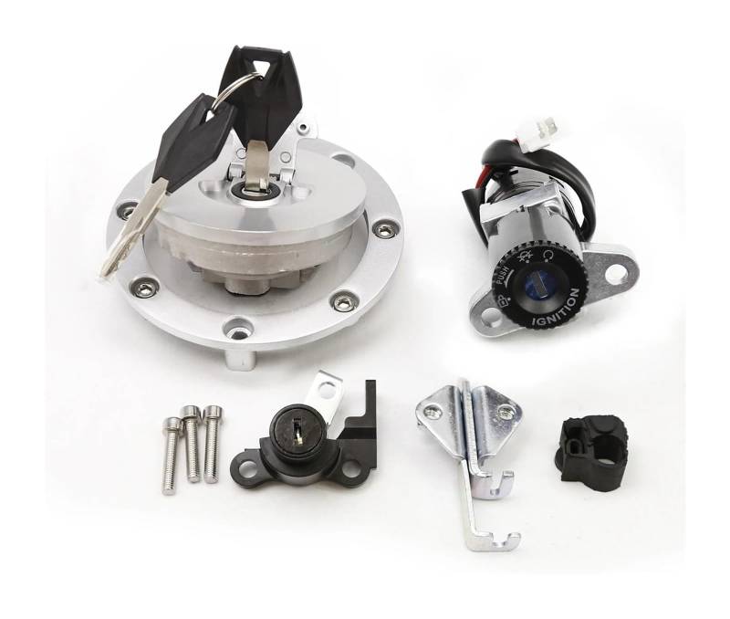 Motorrad Zündschalter Für C&FMOTO Für CF Moto Für CF250NK 250-A 250-6 250 NK 250NK Motorrad Zündschloss Tankdeckel Schlüsselsatz von Ohocean