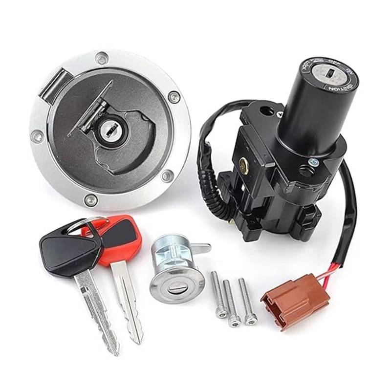 Motorrad Zündschalter Für CB500 Für CB500F Für CBR500 Für CBR500R 2018-2023 Für CBR400 Für CBR400R 2017-2022 Tankdeckel Zündschalter Sitzschloss von Ohocean