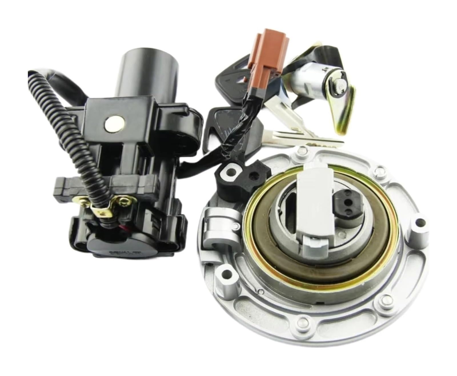 Motorrad Zündschalter Für CBR600RR 2007-2017 Für CB1000 Für CB1000R 2009-2014 Motorrad-Tankdeckel-Abdeckungsschloss-Set Zubehör Motorrad Zündschalter Für CBR600RR 2007-2017 Für CB1000 Für CB1000R 2009-2014 Motorrad-Tankdeckel-Abdeckungsschloss-Set Zubehör von Ohocean