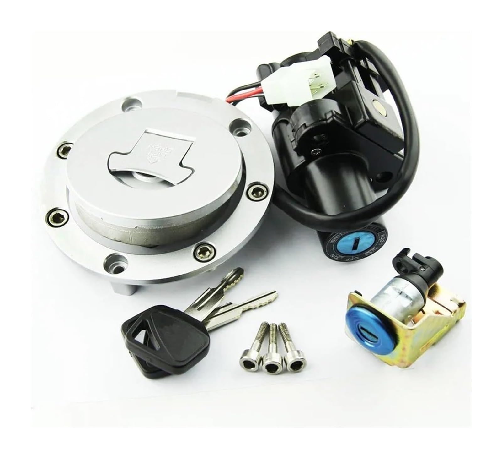 Motorrad Zündschalter Für CBR929 ST1300 Für CB1300F Für CB1300S CB400 Für CBR1100XX Für VTR1000 Für CBR900RR Motorräder Zündung Schalter Zündung Kraftstoff Motorrad Zündschalter Für CBR929 ST1300 Für CB1300F Für CB1300S CB400 Für CBR1100XX Für VTR1000 Für CBR900RR Motorräder Zündung Schalter Zündung Kraftstoff von Ohocean