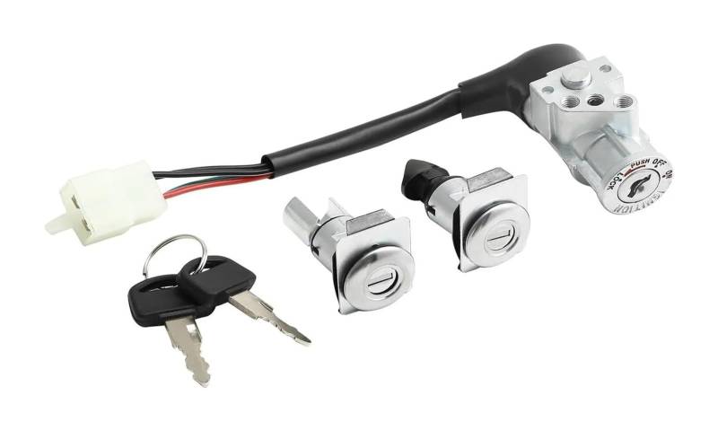 Motorrad Zündschalter Für CH80 Für Elite 1985-2007 Motorrad Elektrische Zündung Schalter Lock Key Set Zündung Schalter Kraftstoff von Ohocean