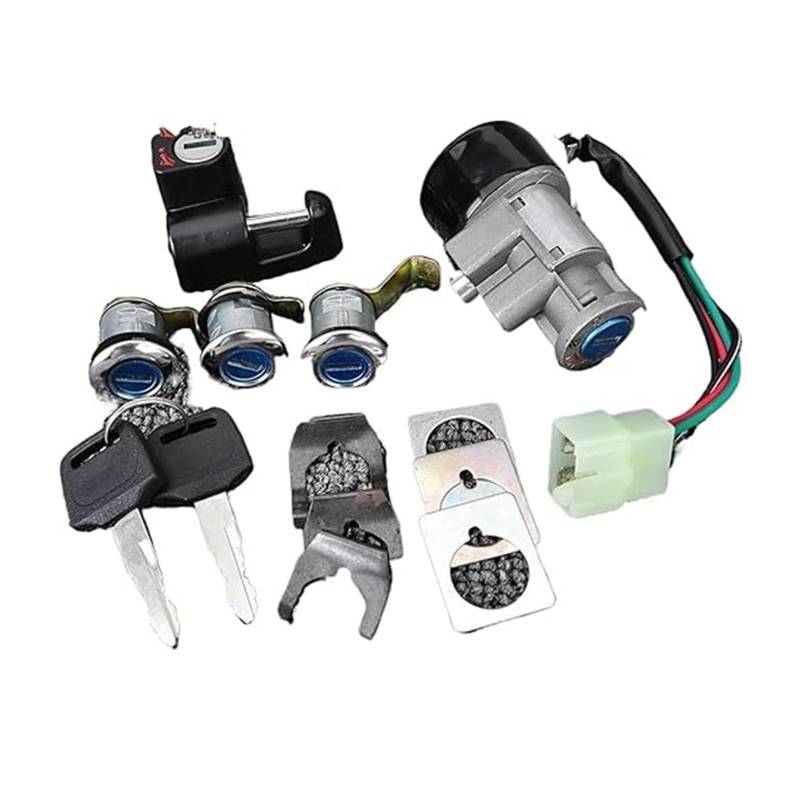 Motorrad Zündschalter Für CN250 Für Helix 1986-2007 35010-KS4-711 Motorrad Kraftstoff Gas Kappe Zündung Schalter Sitz Schloss von Ohocean