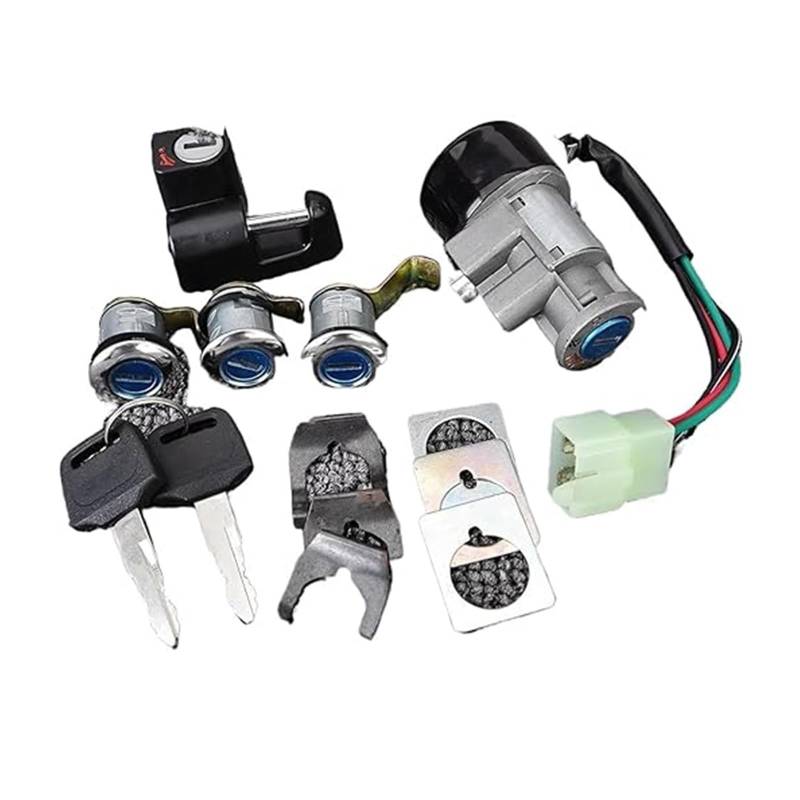 Motorrad Zündschalter Für CN250 Für Helix 1986-2007 35010-KS4-711 Motorrad Kraftstoff Gas Kappe Zündung Schalter Sitz Schloss von Ohocean