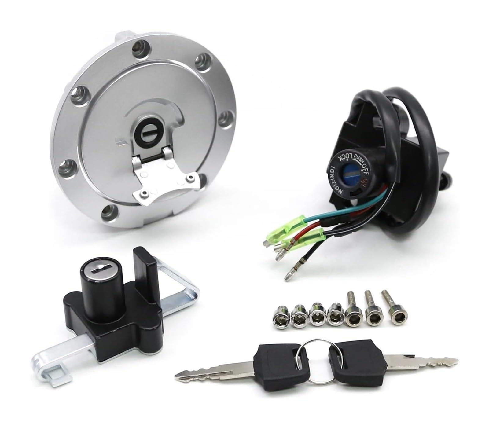 Motorrad Zündschalter Für CRF250L Für CRF250LA 2013-2020 Motorrad Zündschloss Tankdeckel Sitzschloss Set Motorrad Zündschalter Für CRF250L Für CRF250LA 2013-2020 Motorrad Zündschloss Tankdeckel Sitzschloss Set von Ohocean